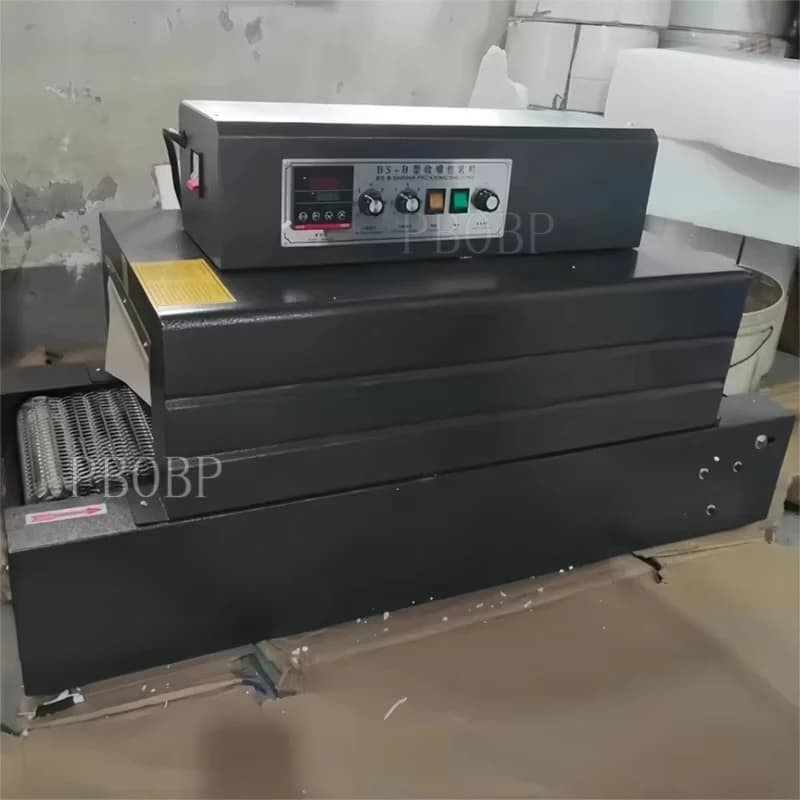 PBOBP Chain-3015 PVC PP POF Film Dustproof Moisture Proof Automatic Tableware Cosmetics Gift Box Packaging Heat Shrink Tunnel Ma