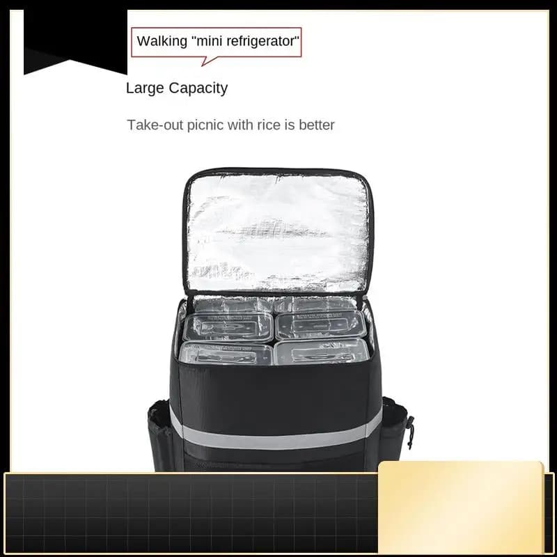 Food Delivery Backpack Pizza delivery bag Insulated delivery bag for bike delivery Bag for food delivery CALDO/COLD-N37R
