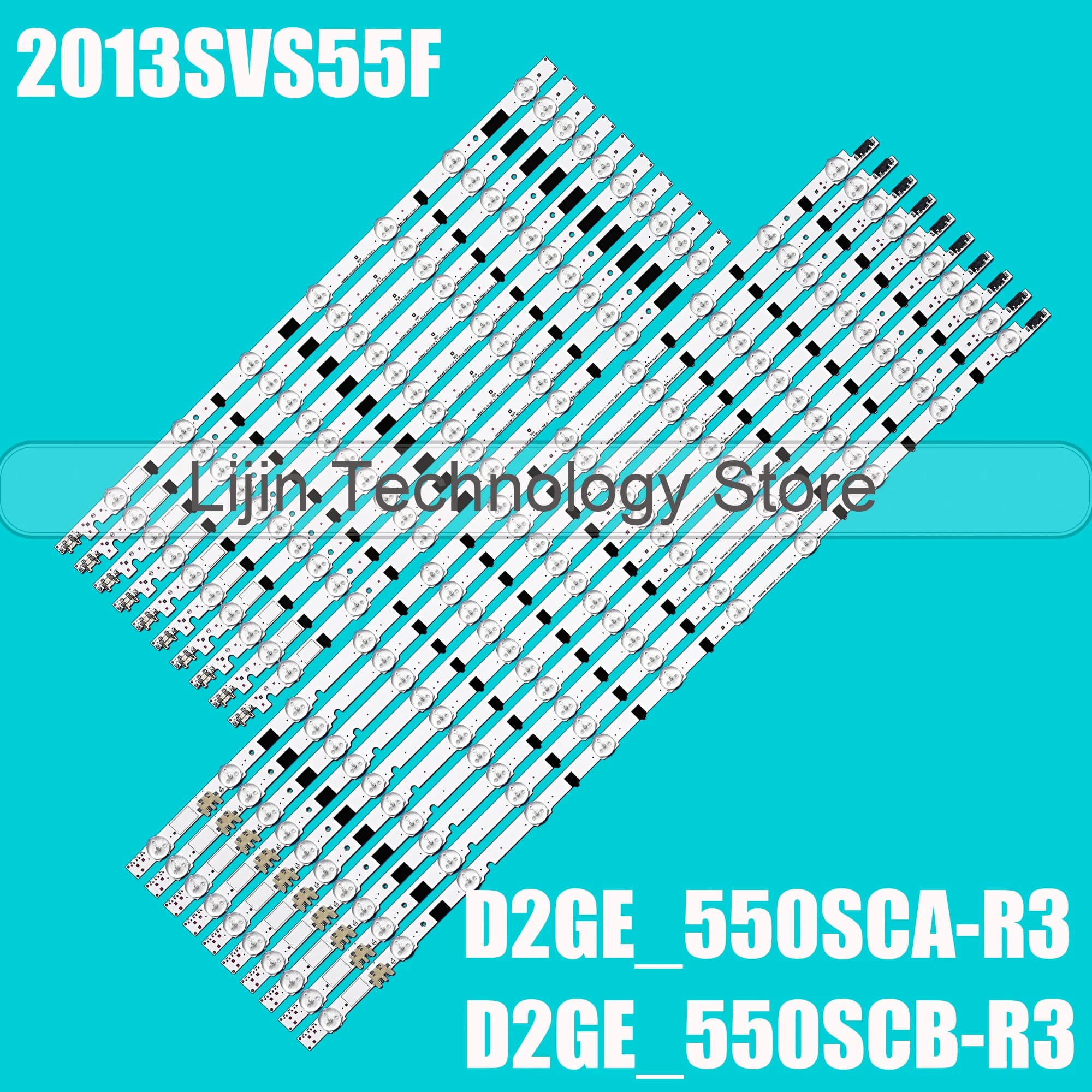 Striscia LED per UE55F6510SD UE55F6510SS UE55F6510SX UE55F6515SB UE55F6640SB UE55F6640SS UE55F6645SB UE55F6650AB UE55F6650SB