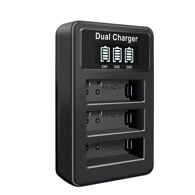 USB Chargers AZ16-1 Camera Accessories AZ16-2 LCD Camera Charger USB for Xiaomi Yi II yi 4k 4k+ Xiaoyi Yi Lite YI 360 VR Action