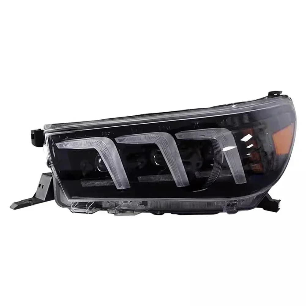 RQXR Auto Front Connected DRL Lighthouse Downlight For 15-20 TOYOTA HILUX REVO 2 pcs