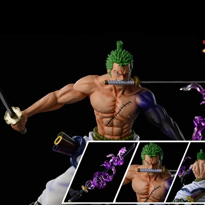 Nuova Action Figure Anime One Piece da 20 cm, Roronoa Zoro, Modellino in PVC da Collezione, Giocattolo Decorativo