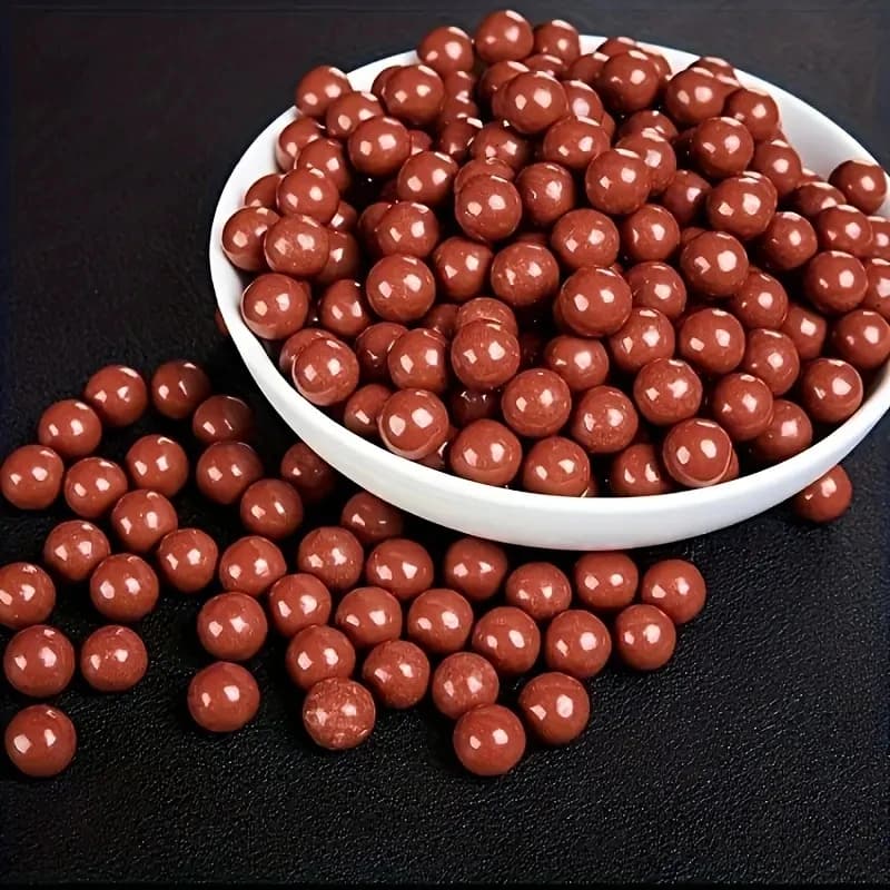 Circa 1000 palline di argilla dura da 9-10 mm/0,35-0,39 pollici le sfere di argilla dura da caccia sono palline di argilla riutilizzabili durevoli e biodegradabili