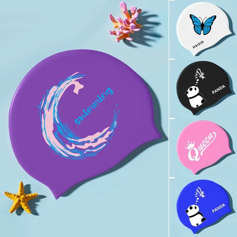 Printed Swimwear Elastic Silicone Swimwear Elastic Silicone Swimwear Pool Accessories