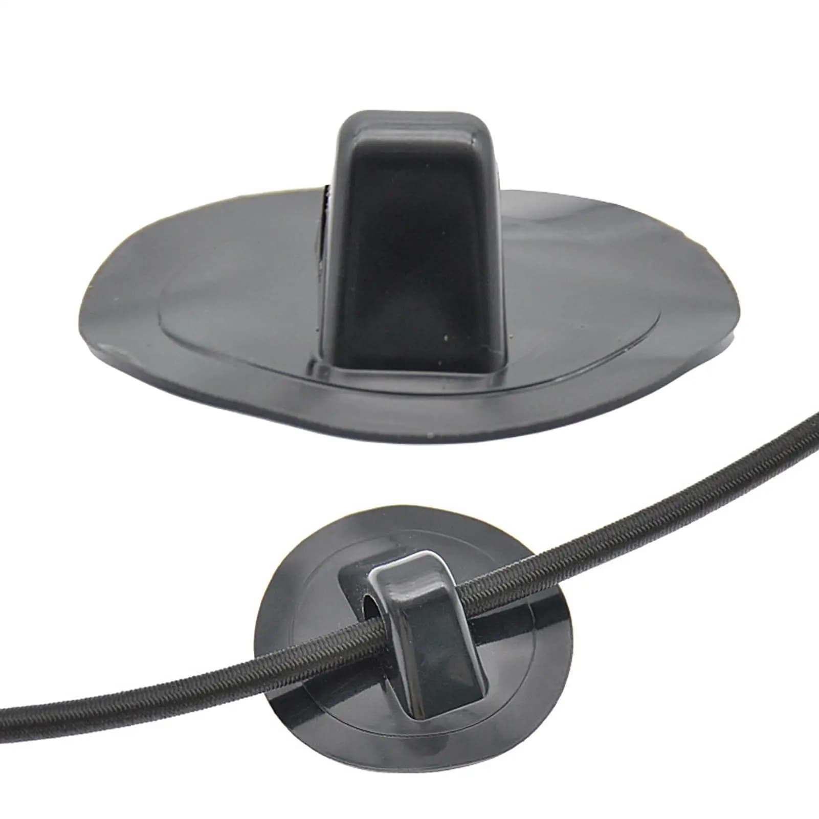 Ganci di Sicurezza per Gommoni 2 Pezzi/Set, Anelli per Corde da Pesca, Fibbie in PVC per Tendalino, Staffa di Fissaggio per Motore Barca