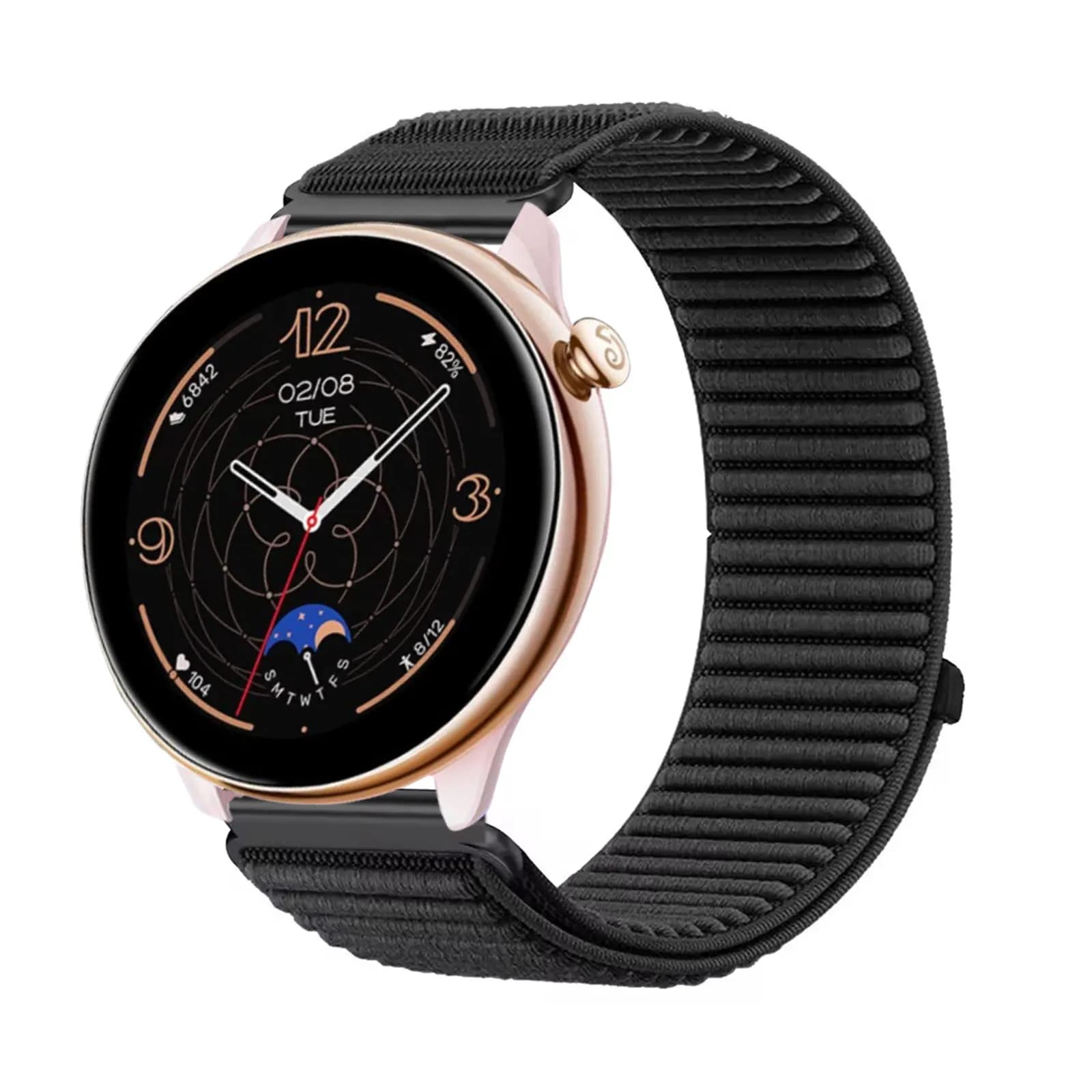 Cinturini in nylon per Amazfit GTR 42mm/GTR Mini Band, cinturino in nylon elastico con velcro morbido