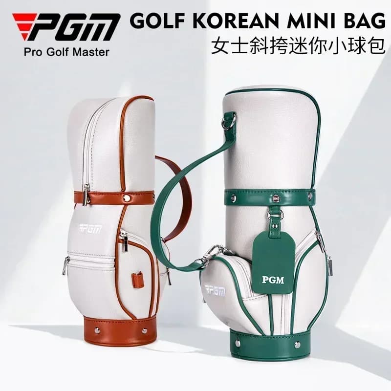 PGM Nuova borsa portaoggetti portatile per palline da golf Leggera da donna Bella borsa da golf a tracolla Forniture da golf multifunzione SOB009