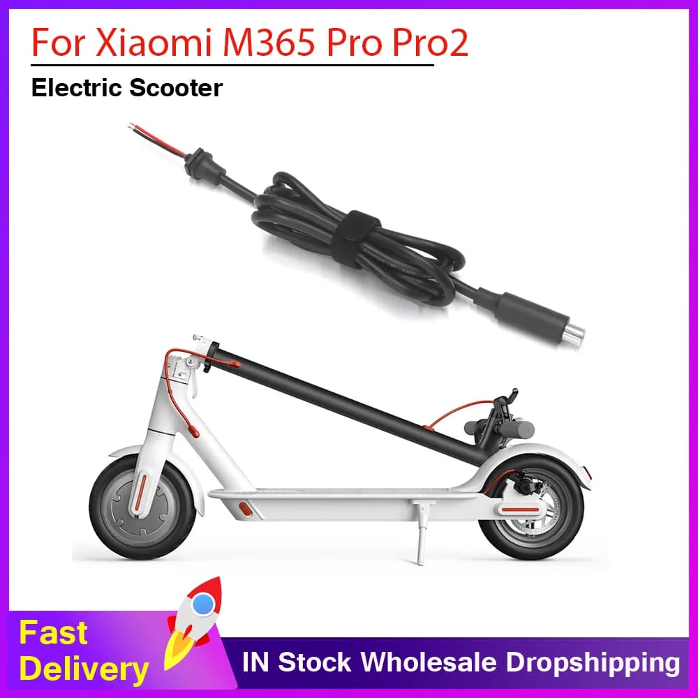 5 10 20PC 42V 2A Lithium Battery Charger Electric Scooter Charger Output line Part for Xiaomi M365 Pro Pro2 KickScooter Adapter