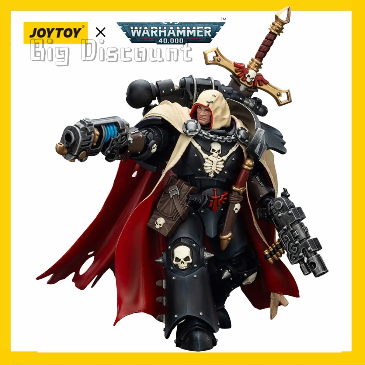 [IN MAGAZZINO]JOYTOY Warhammer 40K Action Figure Chaos Space Marines Cypher, Il Signore dei Caduti Anime Modello Militare