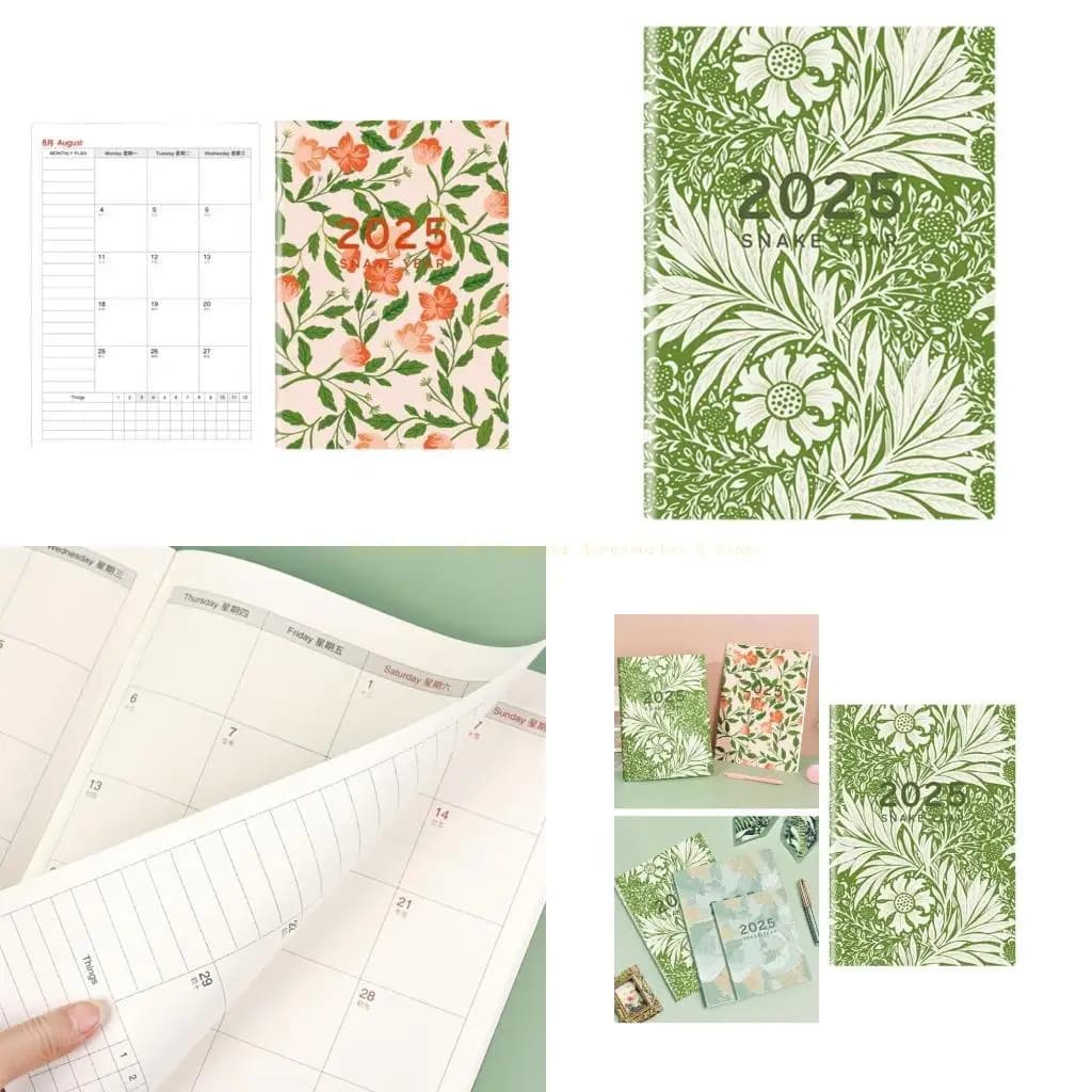 2025 Pianificatore mensile Notebook per le donne Dimensione Studente Dimensione SoftCover Budget Planner 8x11.2 pollici per