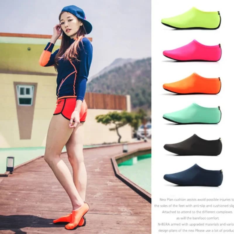 Scarpe da Spiaggia Unisex per Immersioni e Snorkeling, Asciugatura Rapida, Antitaglio, Scarpe a Piedi Nudi per Commercio Estero