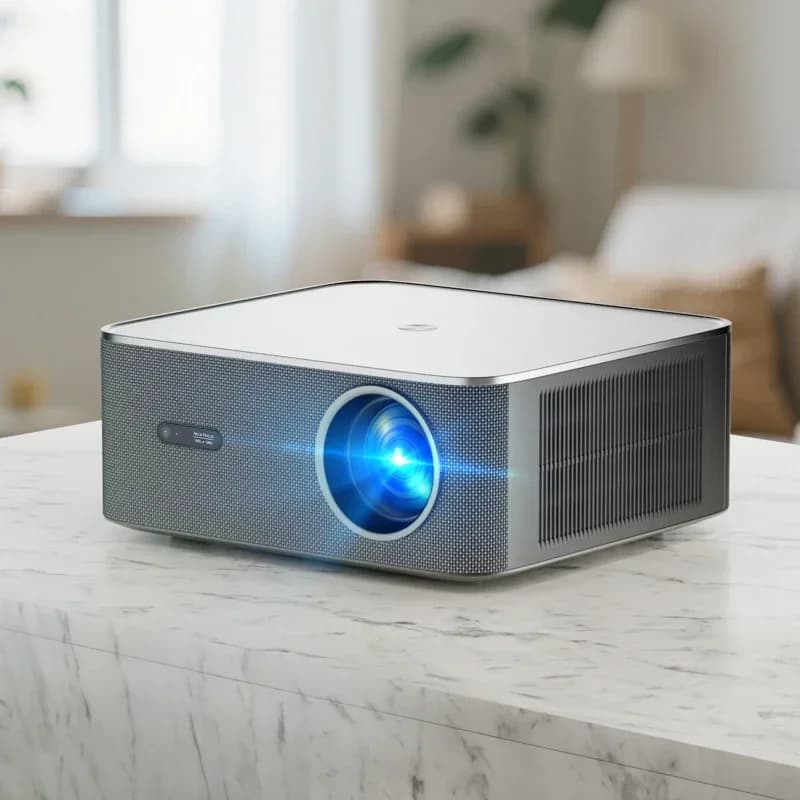 Odm C50B Proiettore 3D Led 4K 1080P Smart Phone notturni con zoom automatico Proiettore Android per ufficio e casa 4K per presentazioni diurne