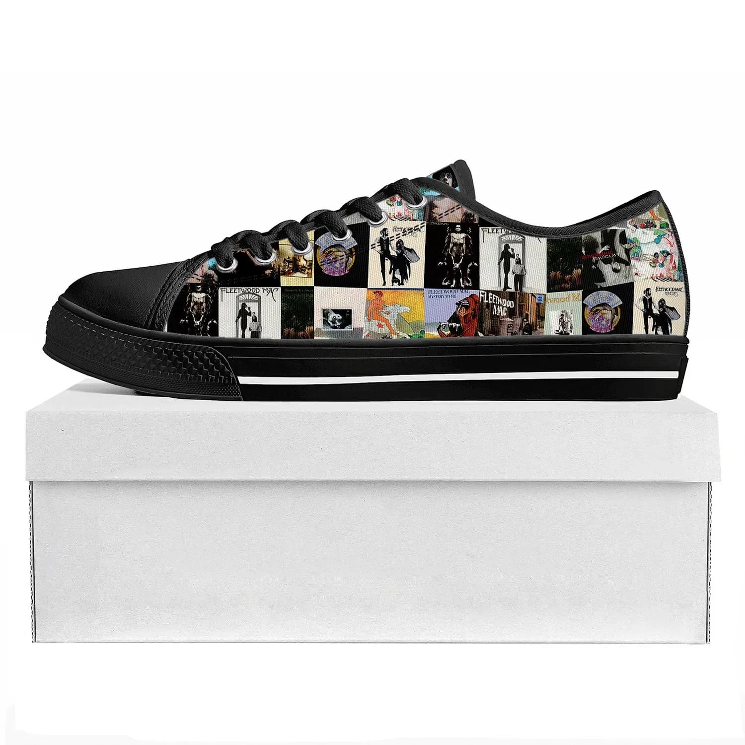 Fleetwood Mac Low Top Rock Band Sneakers Uomo Donna Adolescente Canvas Peter Green Sneaker Scarpe da coppia Penguin
