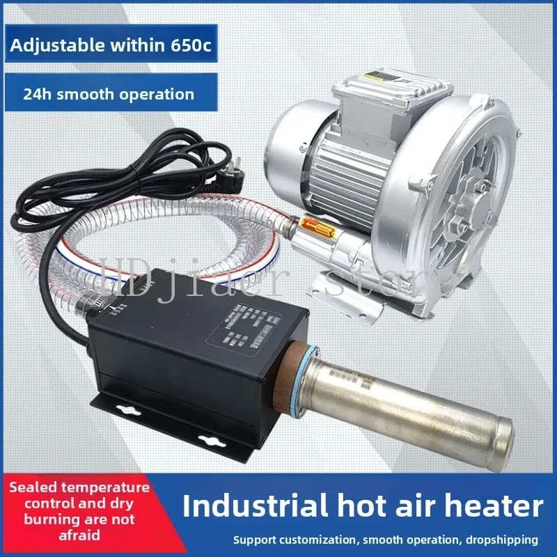 Soffiatore d'aria calda industriale SDL-J3300W con regolazione della temperatura, per asciugatura e termoretrazione, pistola ad aria calda