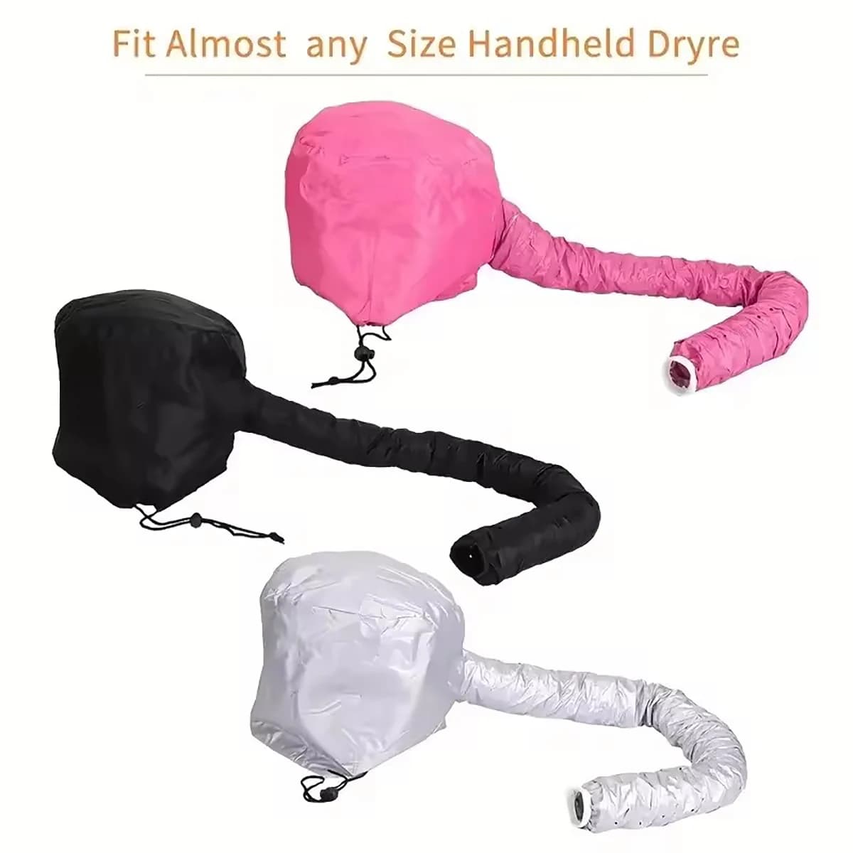 1 electric hairdryer headset, professional hairdryer headset, easy and fast hair drying experience.