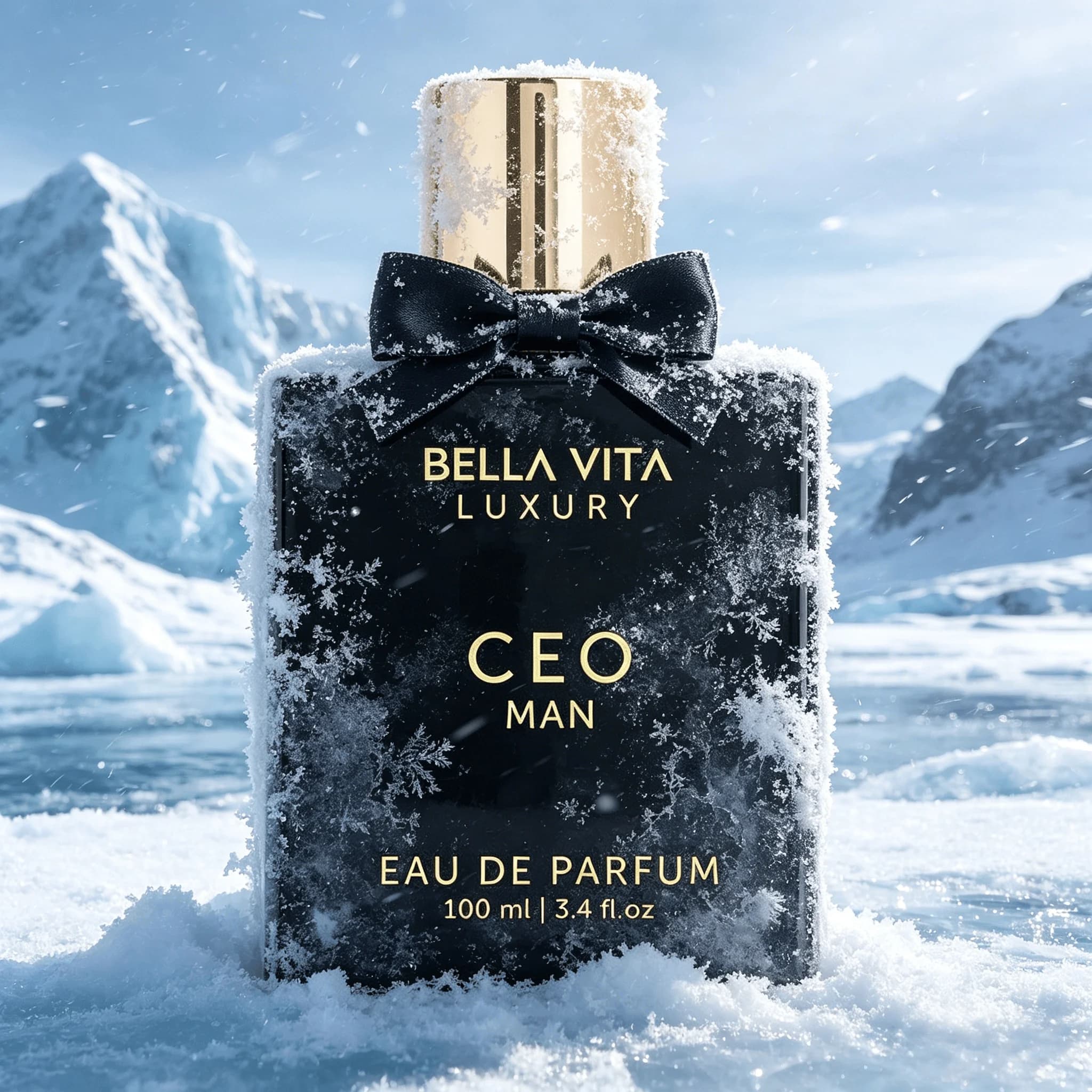 Profumo di Lusso BellaVita CEO per Uomo, Aroma Naturale di Legno e Agrumi, Fragranza a Lunga Durata, 3.38oz Profumo Virale Quotidiano per Uomo