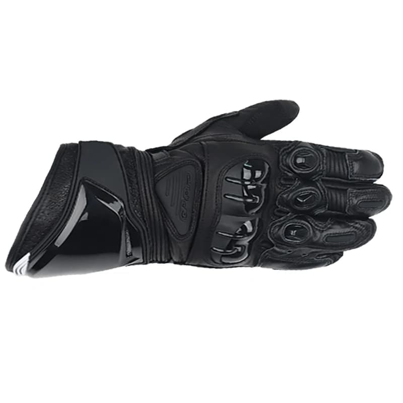 Two-X GP Pro Motorcycle Leather Gloves Road Bike Racing Riding Tracks Black/White Genuine Leather Motorbike Cowhide Gloves