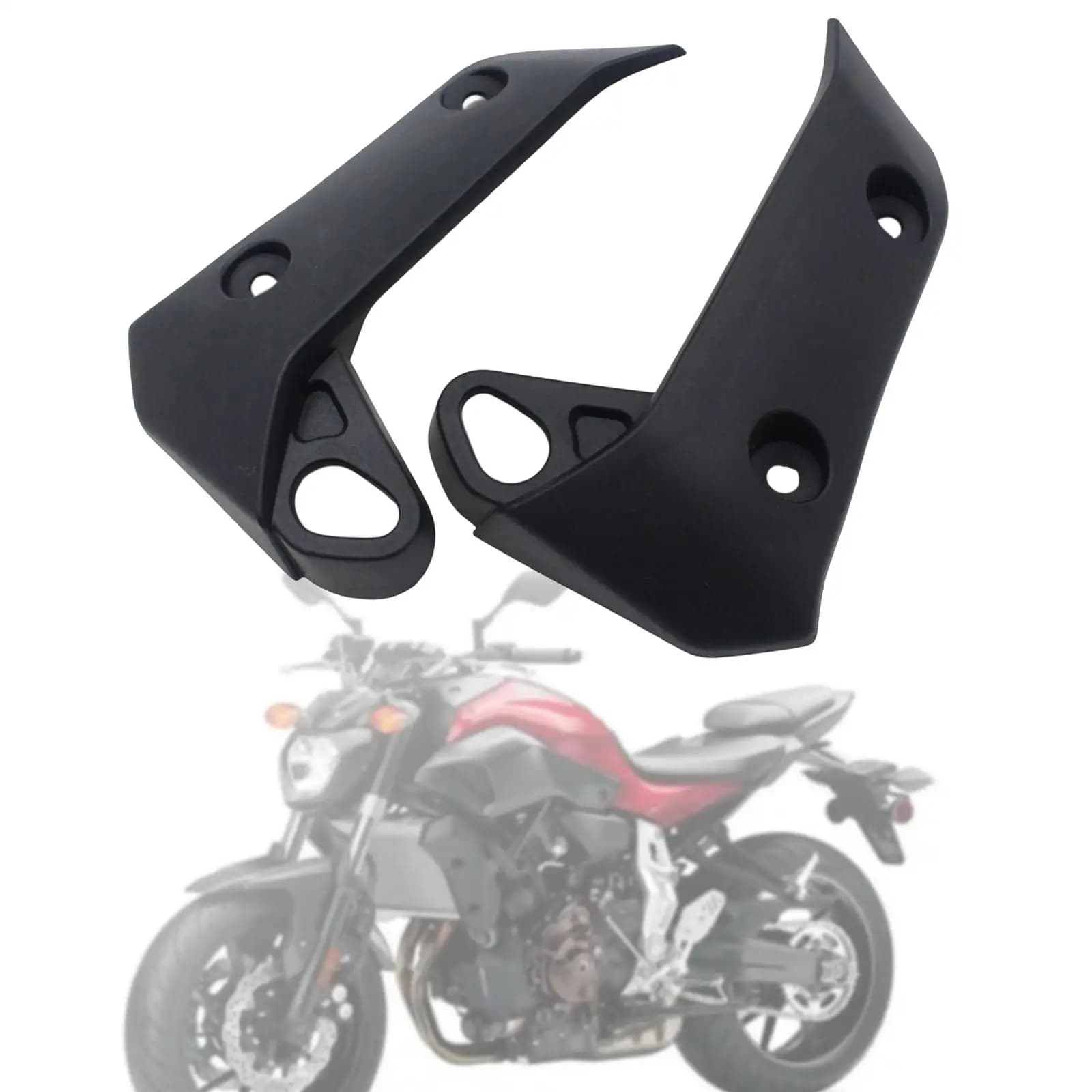 2 Pezzi Copri Radiatore Laterale, Griglia di Protezione, Accessorio Copri Radiatore Anteriore per Moto MT-07 MT 07