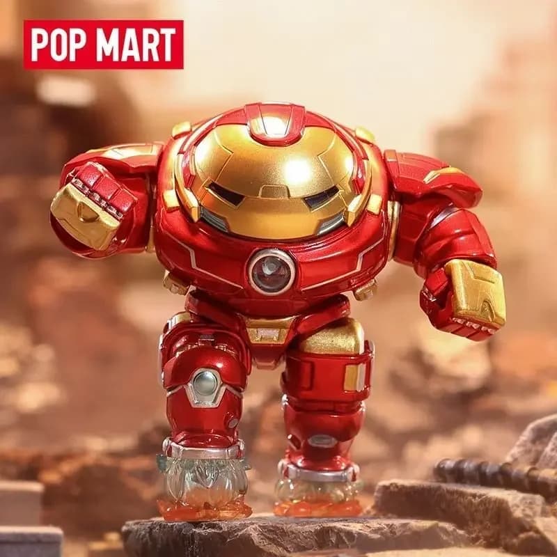POPMART MARVEL AVENGERS Serie Blind Box, Mystery Box, Giocattoli, Bambole, Figure Anime Carine, Ornamenti da Scrivania, Regalo