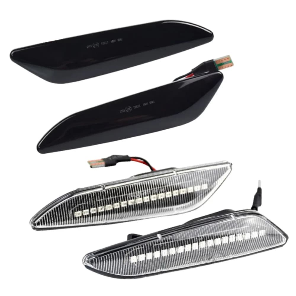 2 Pezzi Indicatori Laterali LED Dinamici, Luci di Direzione a Freccia per Alfa Romeo 156 147/Fiat Tipo/Lancia Delta 3 Ypsilon