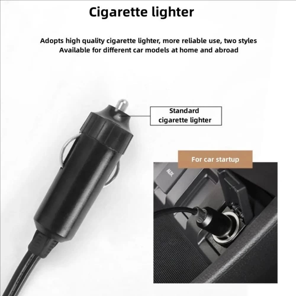 Asciugacapelli Portatile 12V Pieghevole per Auto, Soffiatore Caldo/Freddo, Sbrinatore per Finestrini, Velocità Regolabile, Bassa Rumorosità, Universale