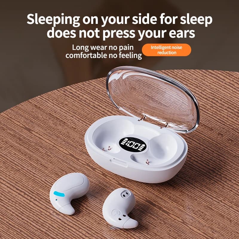 2024 new M96 invisible Sleep Wireless headset TWS Bluetooth headphones sports headphones with waterproof noise reduction