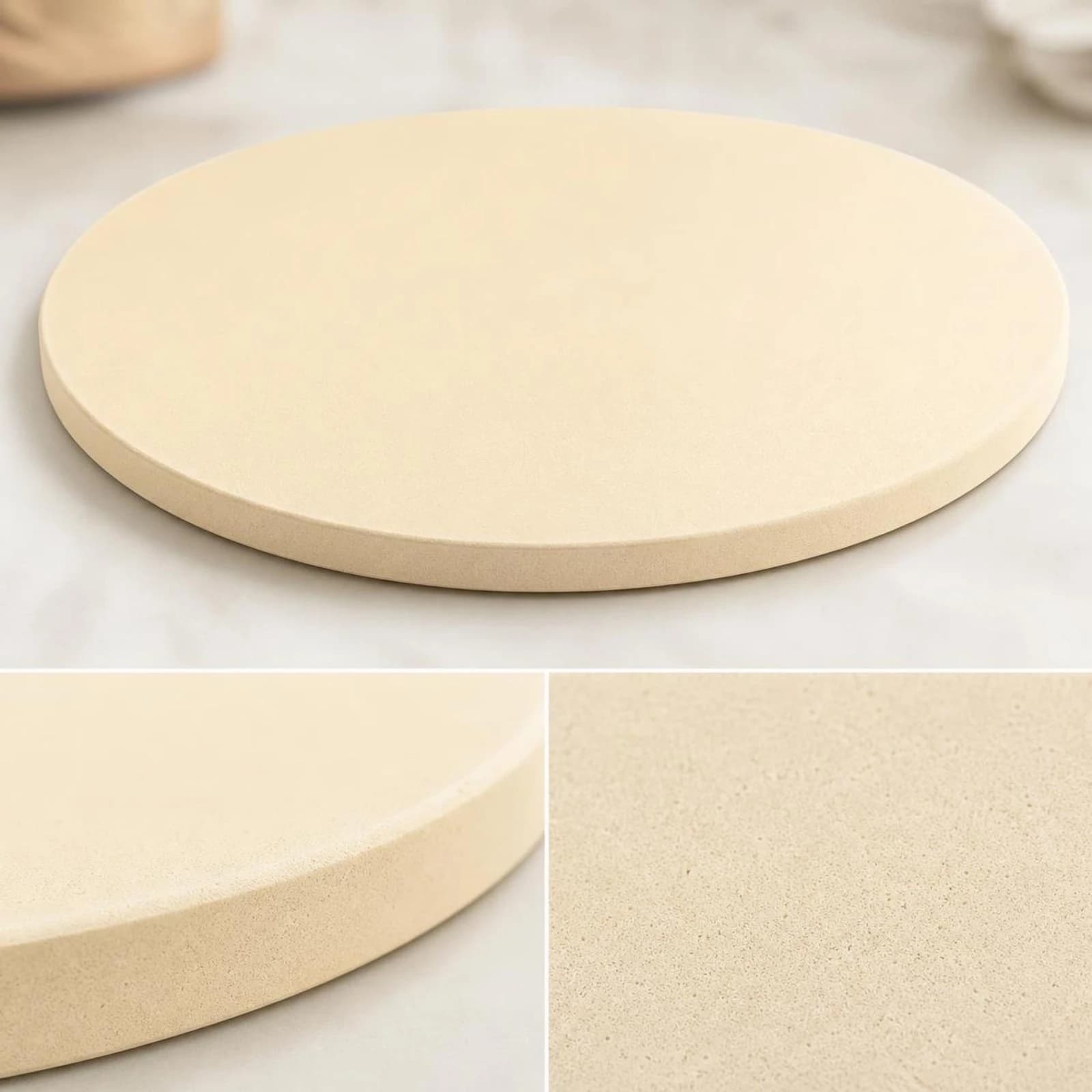 Pizza Stone Even Cooking Cordierite Pizza Stone for Home Bakers, Oven, Gas Grill