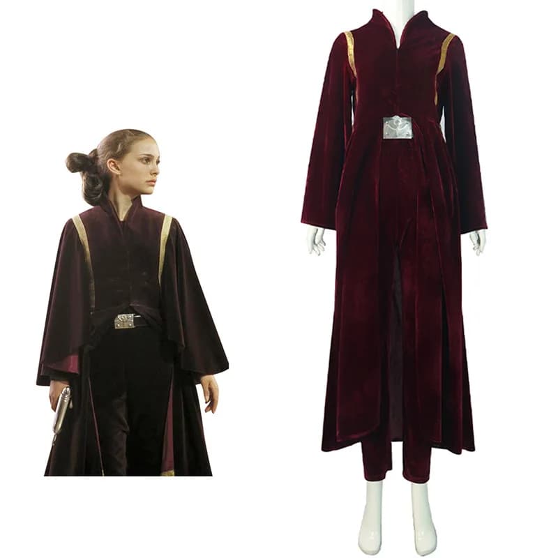 Cosplay Padme Amidala Fantasia Suits Movie Space Battle 3 Roleplay Costume for Women Fantasy Halloween Carnival Party Cloth cos