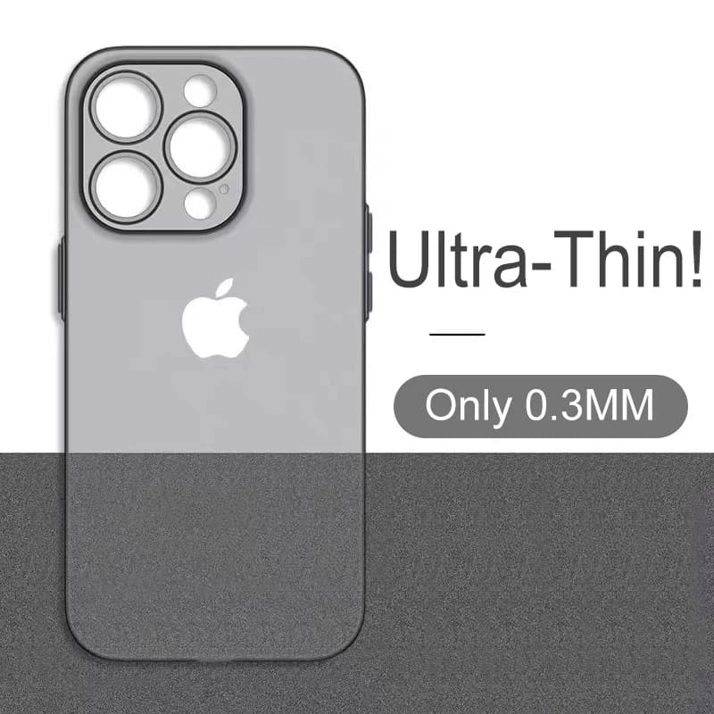 Custodia traslucida opaca ultra sottile per iPhone 16 15 14 13 12 mini 11 Pro X Xr Xs Max Plus SE2 3 Cover posteriore rigida trasparente