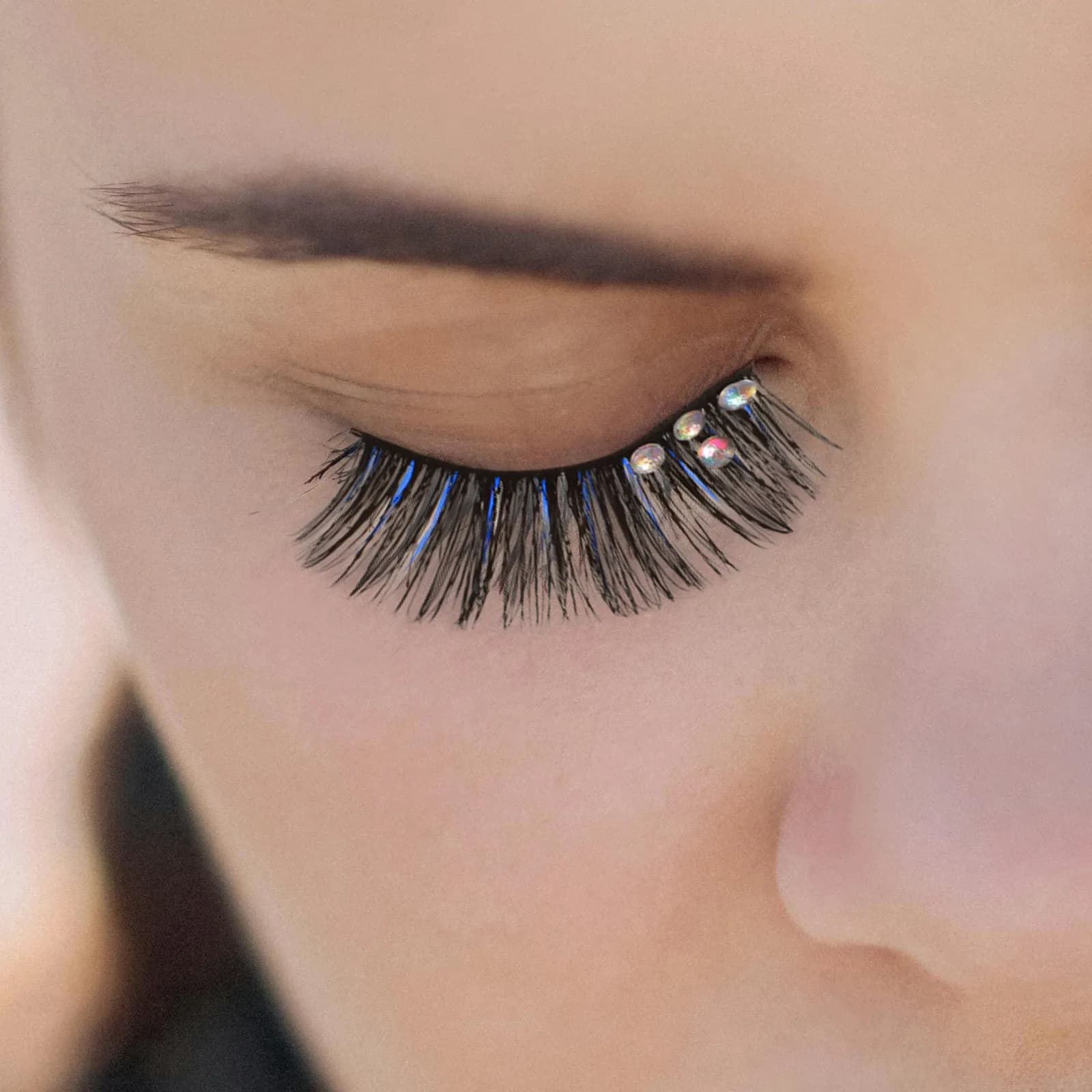 5 pairs of natural-looking fake eyelashes, light, with invisible band, easy to use, makeup accessories, individual fake eyelashes for parties and stage