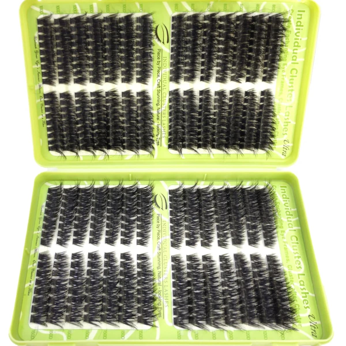 AMSDCN Lash Clusters book DIY Eyelash Extensions D Curl LASH Mega Volume Individual Lashes Eyelash Cluster Extensions Makeup