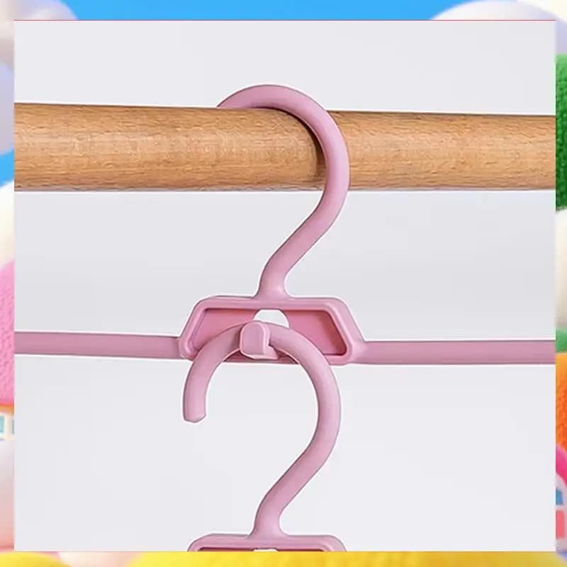Trouser Rack With Adjustable Plastic Clip For Skirt Hook Save Space Clothes Rack Capable Of Attaching Underwear-ABUA
