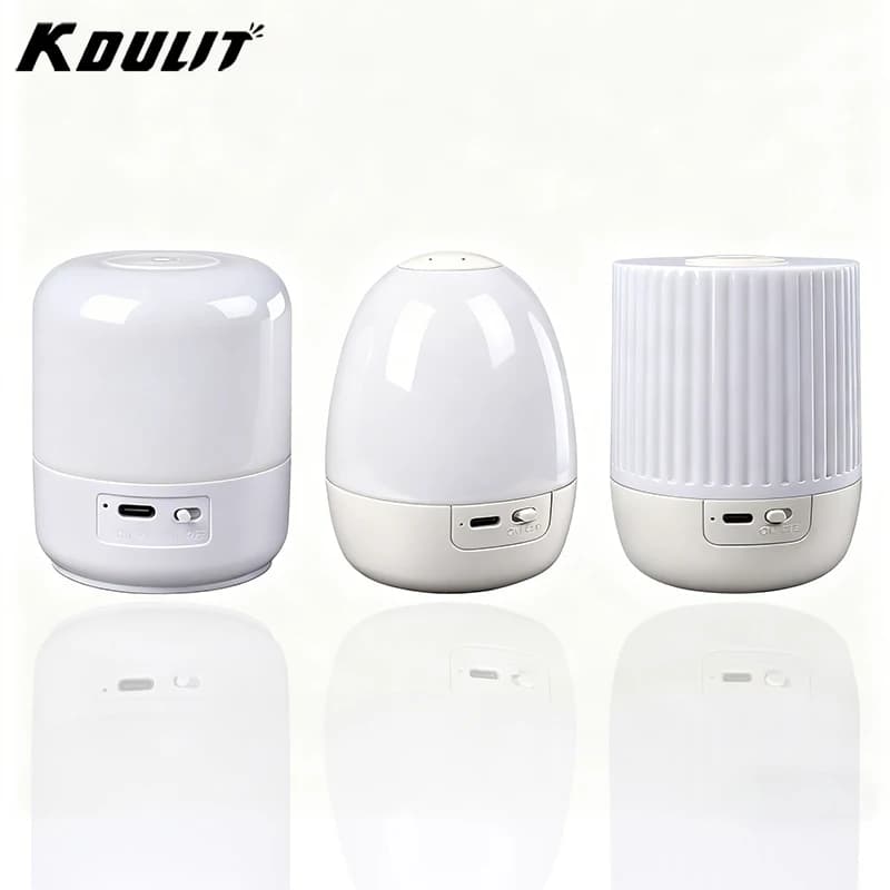 Lampada da comodino touch, luce notturna a LED ricaricabile, lampada da tavolo dimmerabile per lettura, lampada da scrivania portatile, luce da libro per camera da letto della scuola materna