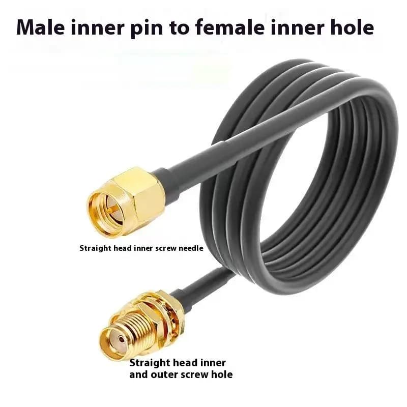 Cavo di prolunga da RP-SMA a SMA da 1 pz - Cavo di alimentazione coassiale da maschio a femmina per antenna WiFi/router/scheda di rete RG174