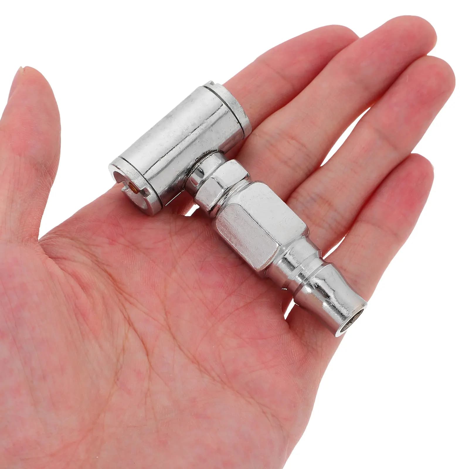 Dual Head Tire Air Pump Chuck Leakproof Inflator Nozzle Portable Repair Tool for Motorcycles Bicycles Electric Bikes