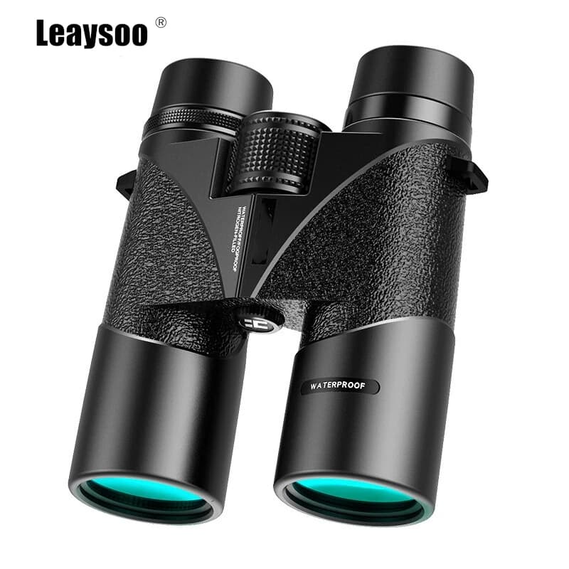 Binocolo Potente 8x42 10x, Telescopio Portatile Impermeabile in Metallo per Caccia all'Aperto