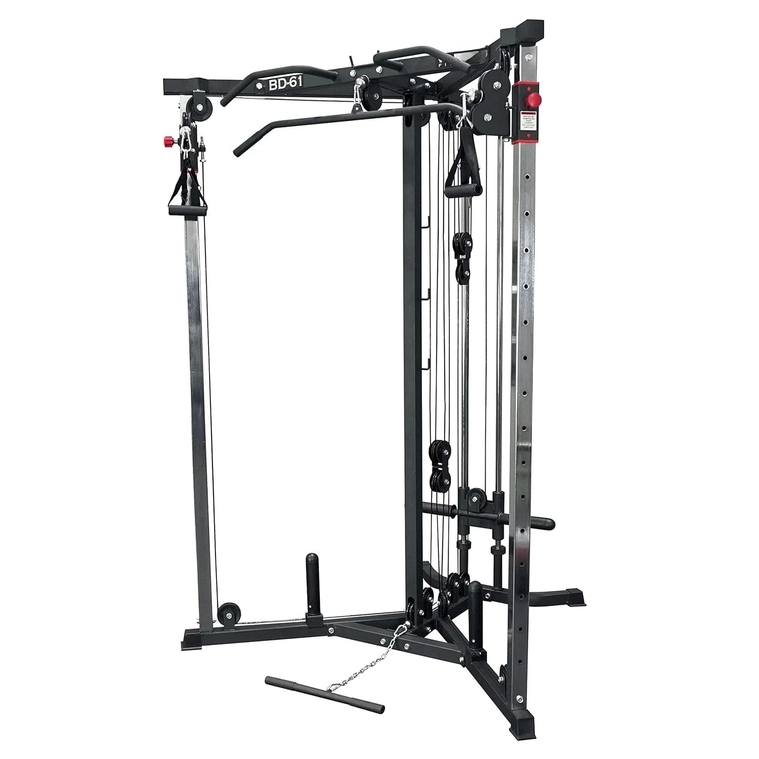 Cable Crossover Machine - 17 Adjustable Positions with Traction Bars and Optional Accessories, Maximum Weight 200 kg, Customizable