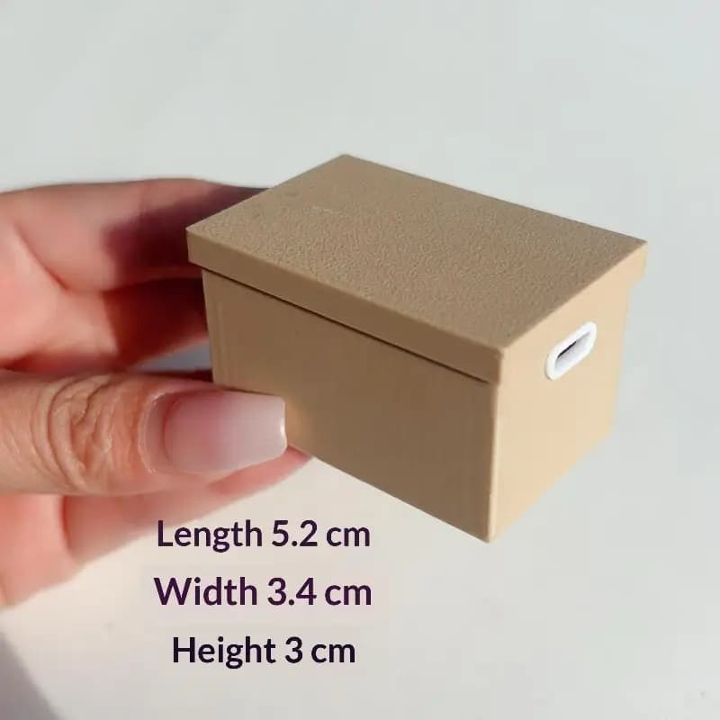 Nuova Scatola Portaoggetti Colorata in Miniatura con Coperchio per Casa delle Bambole, Decorazione per Micro Scene e Ornamenti