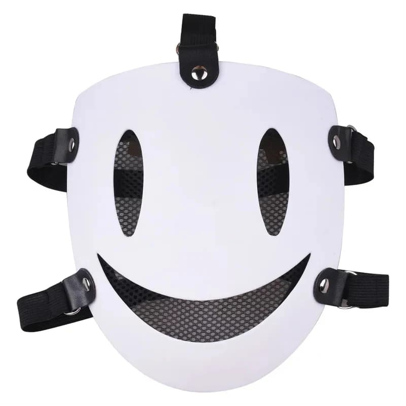◆ Maschera Cosplay Sniper Anime High Rise Invasion 2026 - Maschere Bianche Tenkuu Shinpan - Accessori Costume Samurai Giapponese per Feste di Carnevale ◆ …~