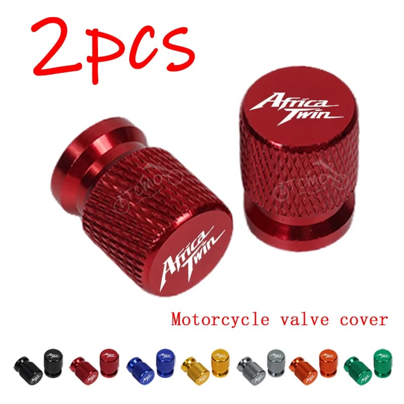 For HONDA Africa Twin CRF 1100 1000 L CRF1100L CRF1000L Accessories 2pcs Motorcycle Tire Valve Air Port Stem Cover Caps CNC