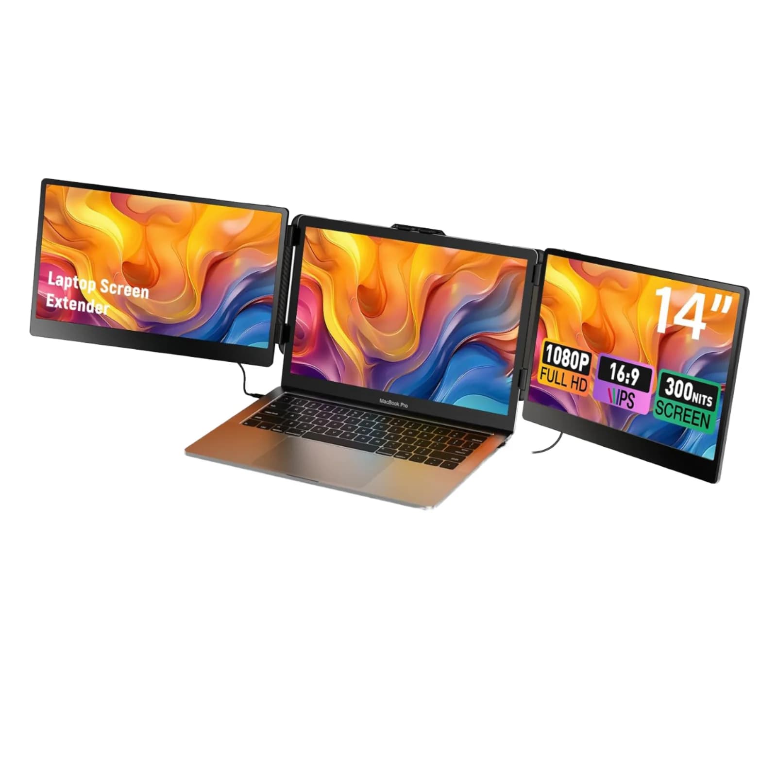 Monitor portatili per computer da gioco con schermo LCD FHD da 14" personalizzato ODM e OEM per laptop