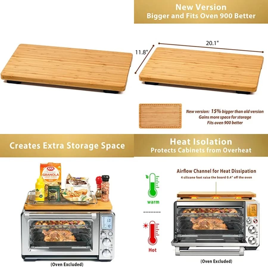 Tagliere compatibile con Breville BOV900BSS the Smart Oven Air Fryer Pro, accessori per forno a convezione da banco, con