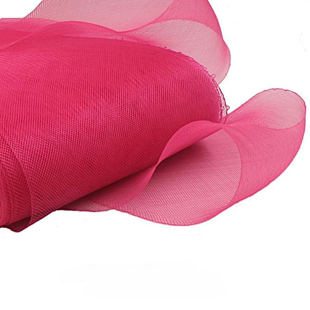 50 Yard Bright‑Tone Horsehair Crinoline Braid Polyester Boning Trimming for Dress Skirt Hem Shaping DIY Sewing Craft