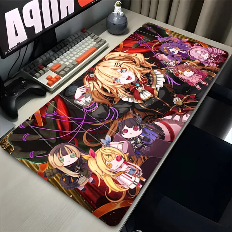 Akai Haato Mousepad Hololive Mouse Mat Gamer Desk Mat Computer Gaming Accessories XXL Keyboard Pad Anime Girl Laptop Mat
