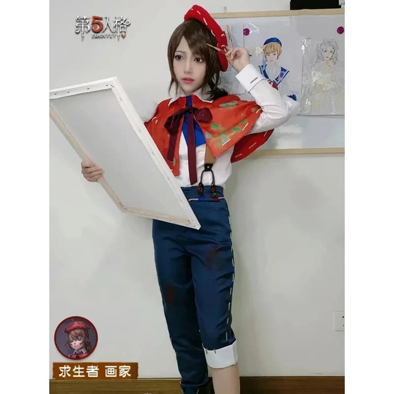 Anime Identity V Costumi Pittore Edgar Valden Sopravvivenza Gioco Vestito Uniforme Costume Cosplay Vestito di Halloween Wi AL0767;2'd,5.h;
