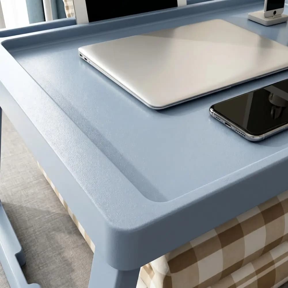 No-Installation Folding Bed Table Non-slip Foldable Small Laptop Desk Space Saving Multifunctional Laptop Stand Dormitory Use