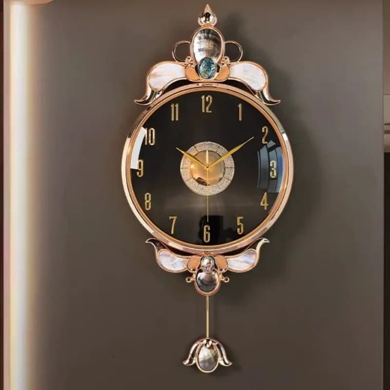 Living Room Minimalist Decor Elegant Wall Clock Design Large Economic Aesthetic Wall Clock Unique Big Size Modern Home Decor