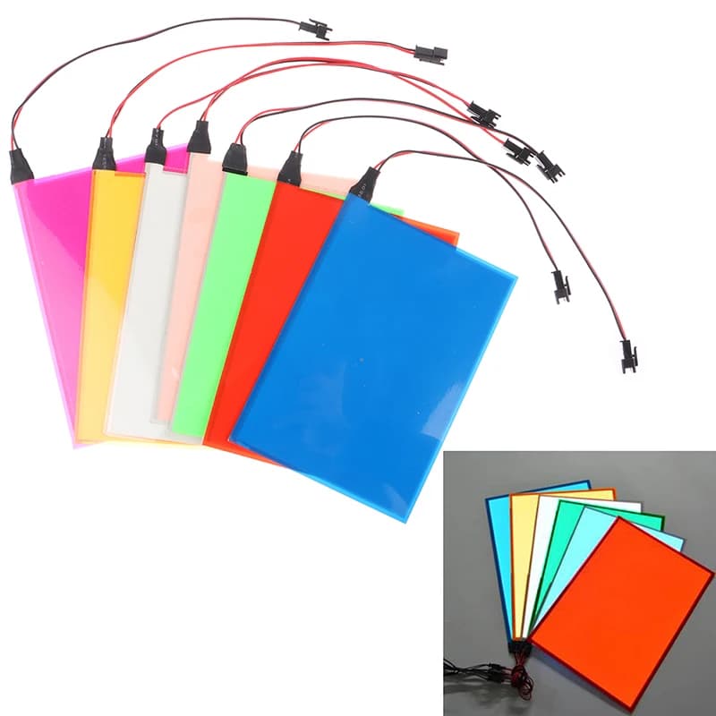 Retroilluminazione a pannello Led incandescente 15 * 13,5 cm Retroilluminazione a pannello LED Retroilluminescente El con inverter DC12V