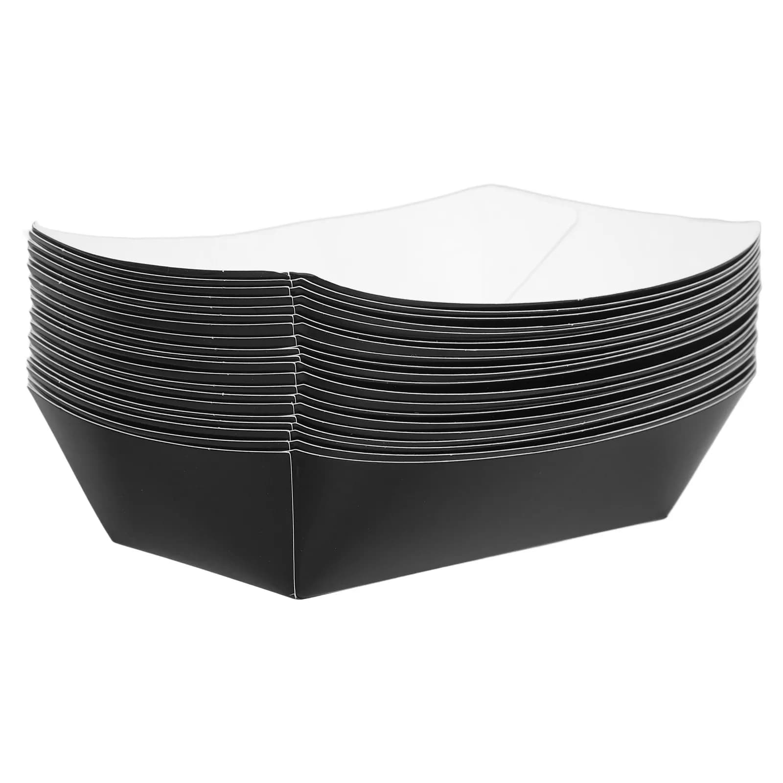 20Pcs Kraft Paper Disposable Food Boxes Open Top Hot Dog Containers Takeout Meal Prep Chicken Wings Bbq Snack Box Leak Proof