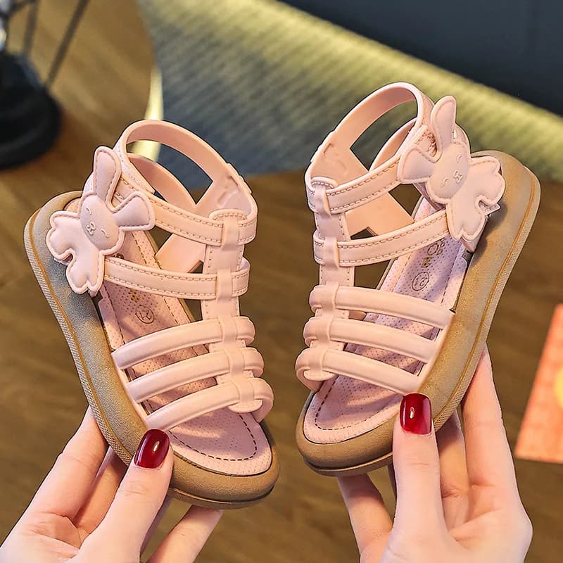 1-10Y Neonate Sandali Estate Per Bambini New Cool Fashion Principessa Carino Scarpe Versatili per Gli Studenti Sandalo Piatto Scarpe Casual